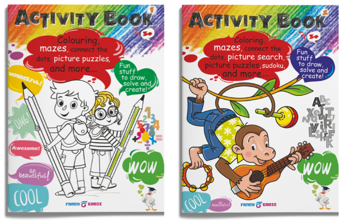 Activity Colouring Books