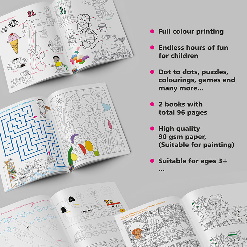 Activity Colouring Books