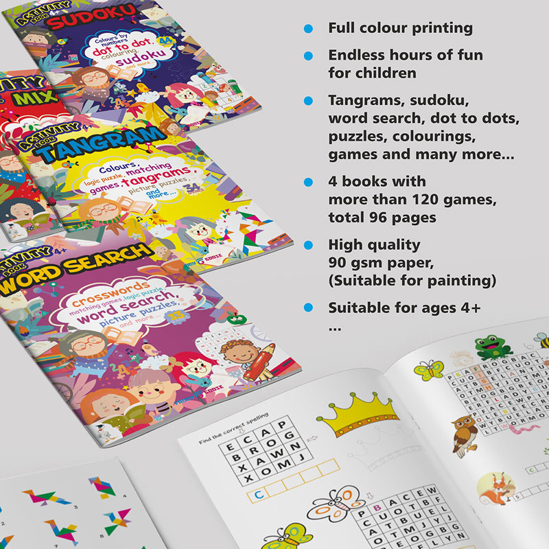 Activity Colouring Books